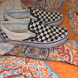 checkered vans
